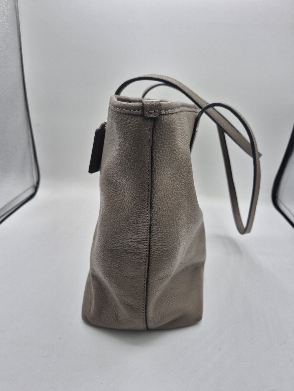 Coach X Baseman Limit Edition Lou City Bag Fog Gray Zip Top Tote 57911 - Picture 3 of 12
